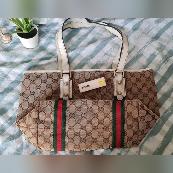 Gucci GG Canvas Sherryline tote bag - Picture 4 of 11